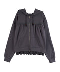 high-school-disco-ss-26-lace-cozy-hood-zip-up-charcoal-charcoal-s
