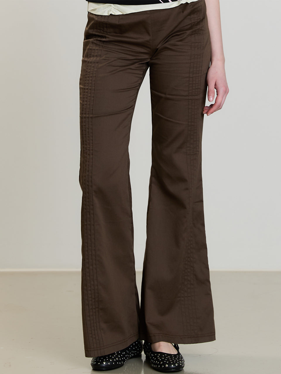 luv-is-true-ss-25-sm-pintuck-pants-brown-brown-s