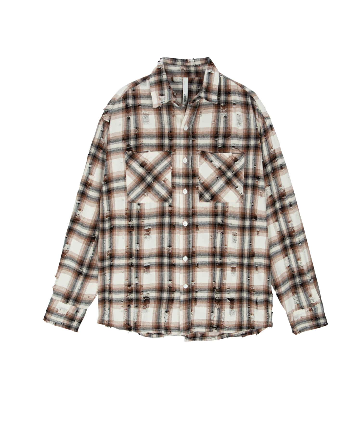 lekim-ss-25-grunge-check-shirt-beige-beige-s