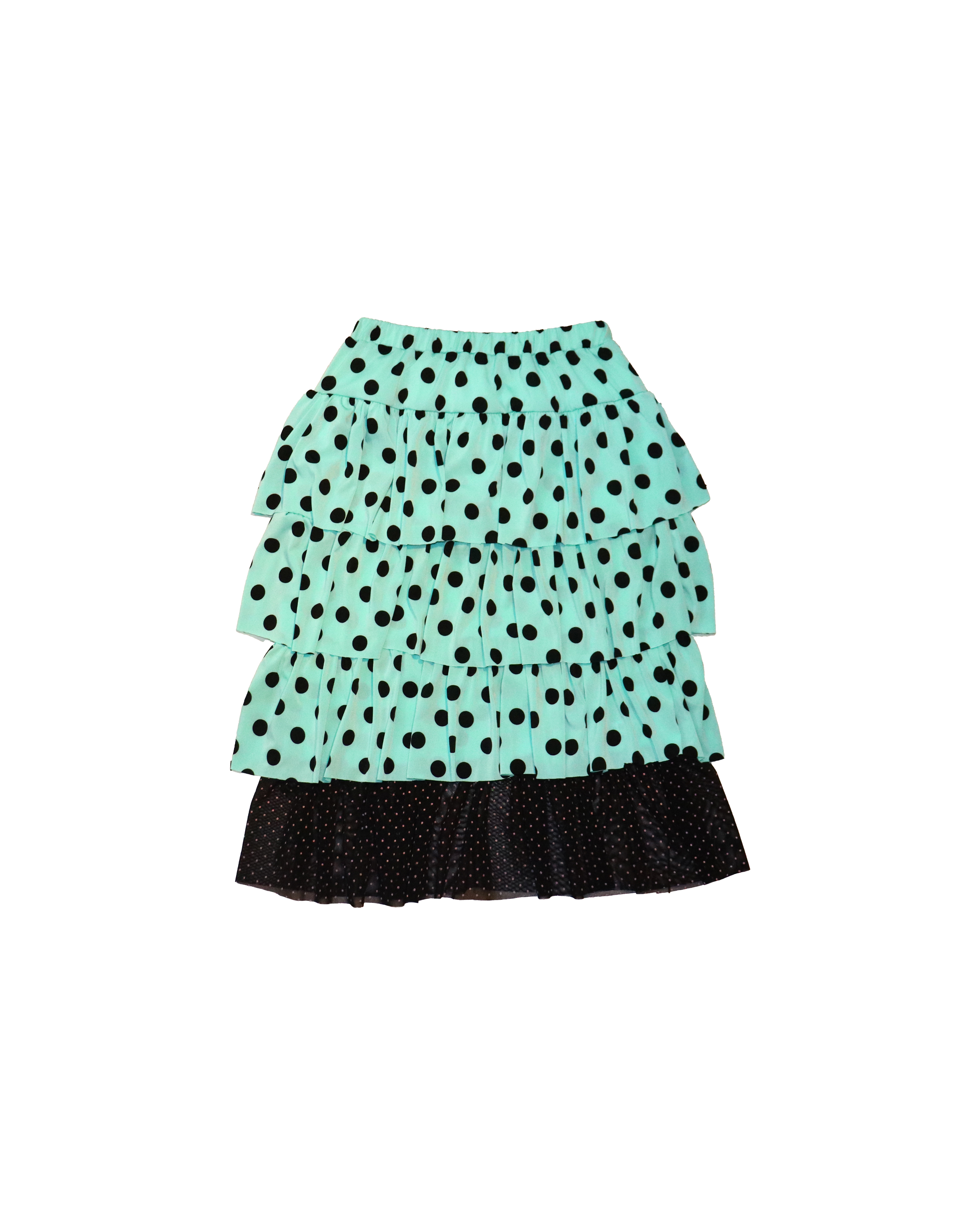 ggoomm-fw-25-chiriring-mint-dot-skirt-green-s