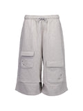 setup-exe-ss-25-punching-bermuda-sweatpants-/-melange-grey