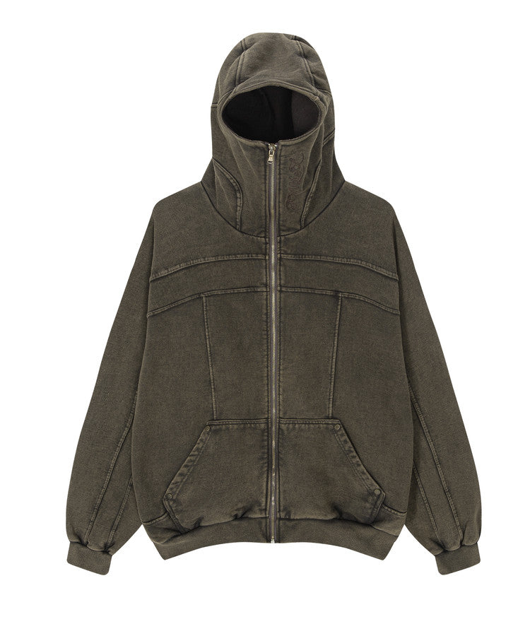 tonsil-fw-26-masked-cut-out-zip-up-hood-t-shirt-brown-brown-s