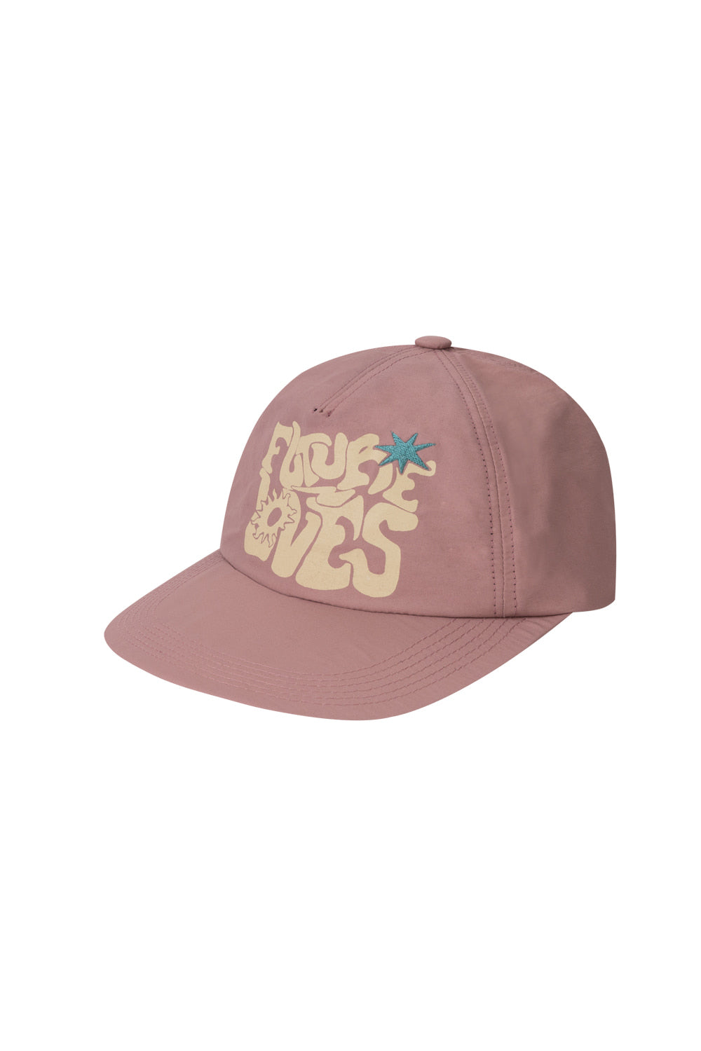 iugamakaras-ss-25-printed-nylon-ball-cap-pink-pink-s