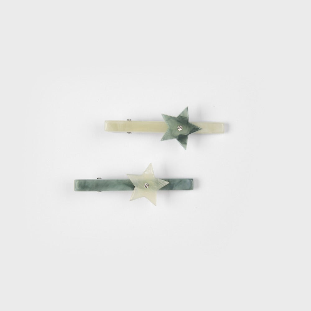 eireve-ss-25-marble-mint-star-hair-clip-set-(2pcs)