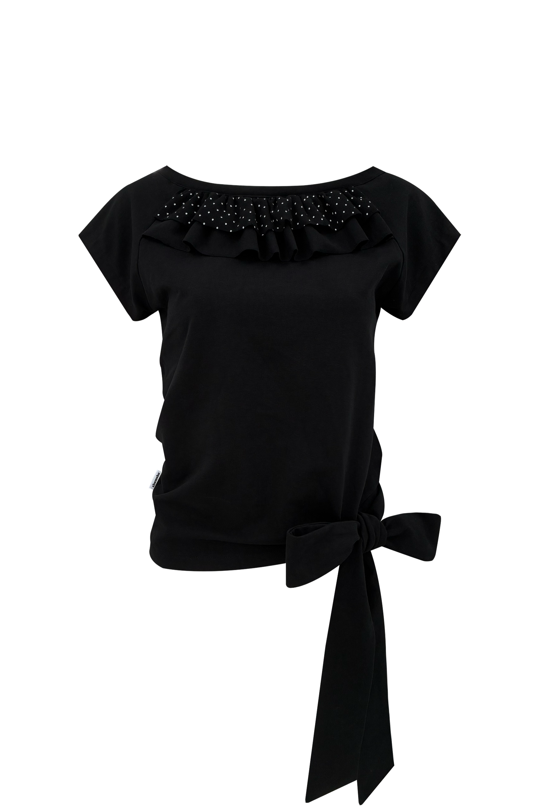 chemehc-ss-25-frill-tie-tee-(black)