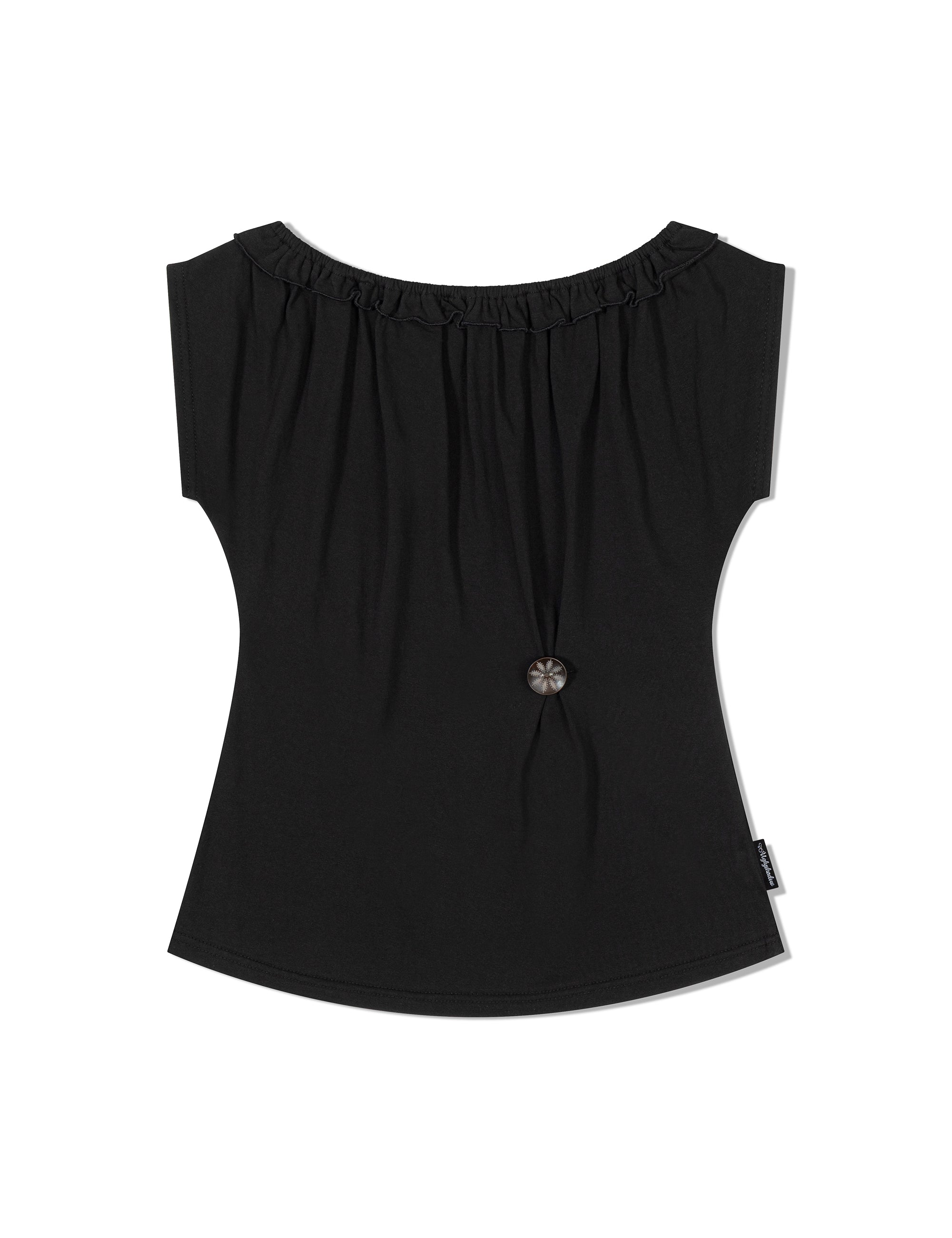 ugly-shadow-ss-25-button-ruffle-unbalanced-tshirt(black)