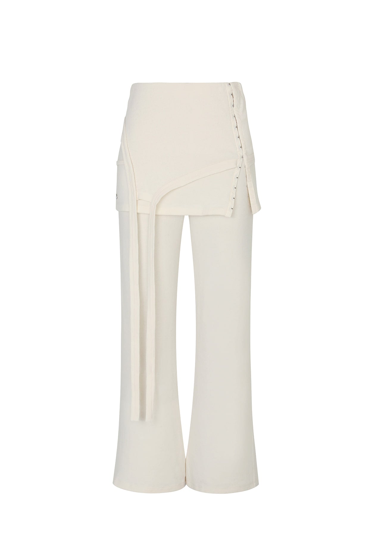 pain-or-pleasure-fw-25-ruby-hook-layered-pants-cream-cream-s