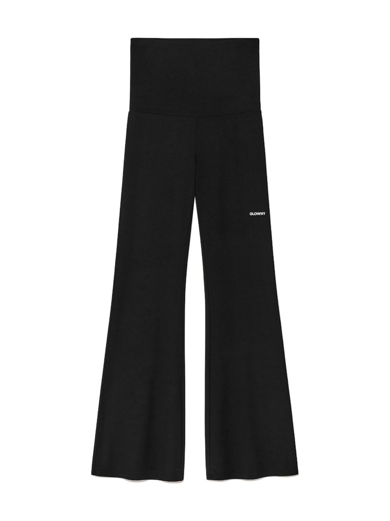 glowny-ss-25-air-folding-flare-pants-(black)