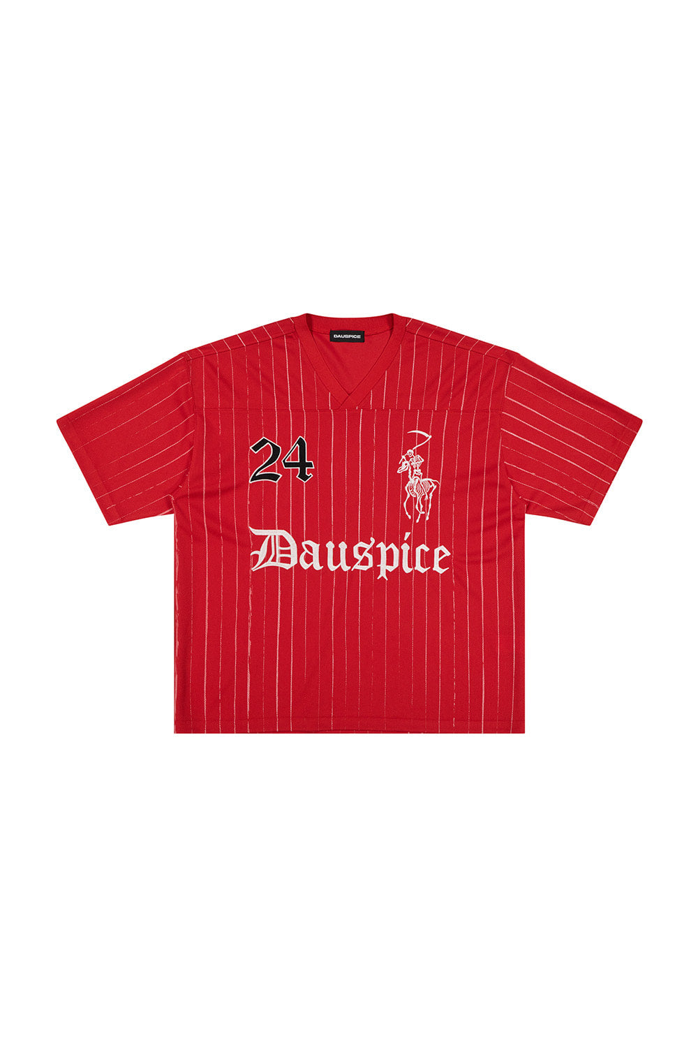 dauspice-ss-26-bb-stripe-football-jersey-red-red-s