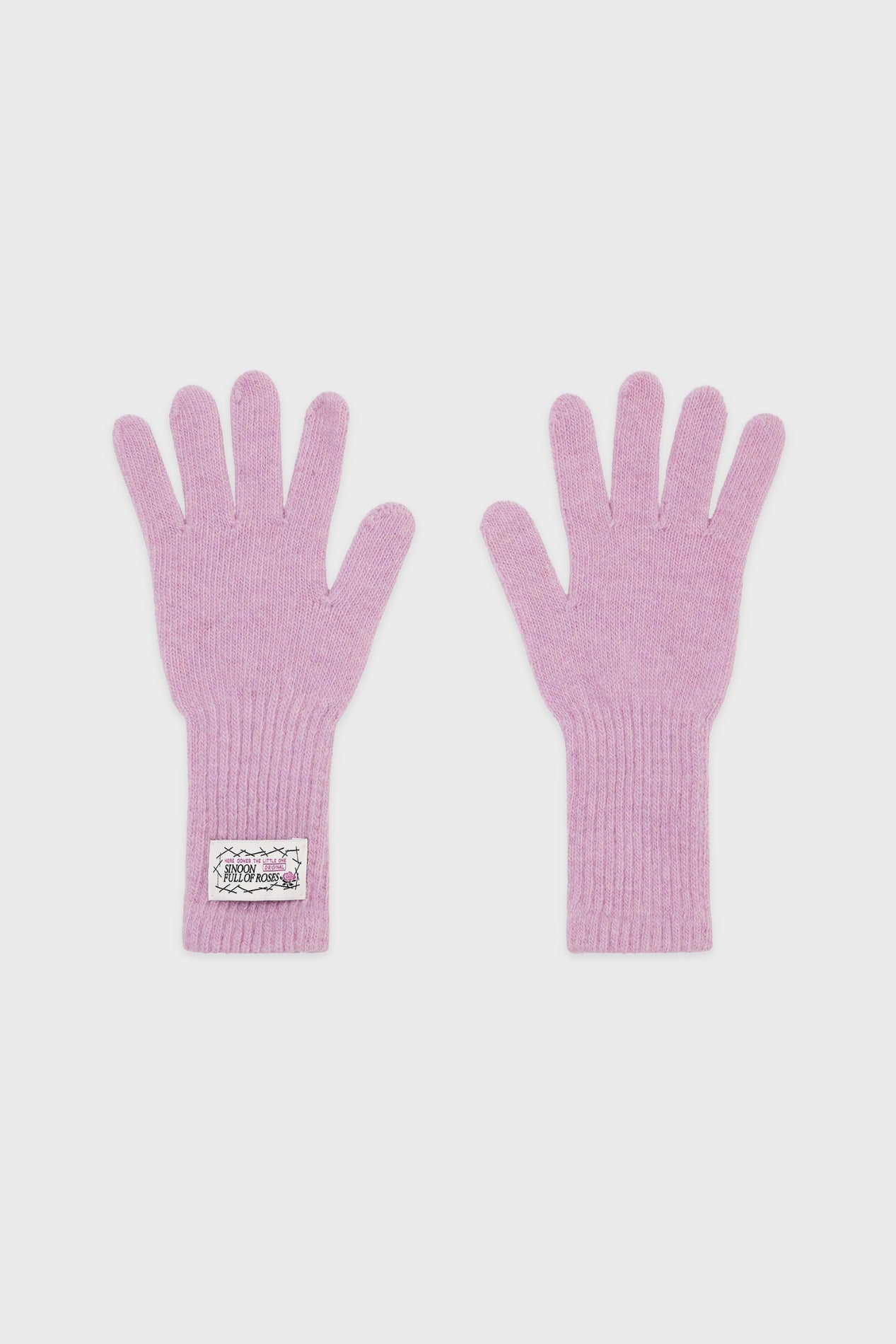 sinoon-fw-25-woolly-finger-hole-gloves-pink-pink-s