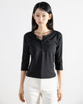 magoren-seoul-fw-26-henley-3-4-sleeve-top-black-black-s