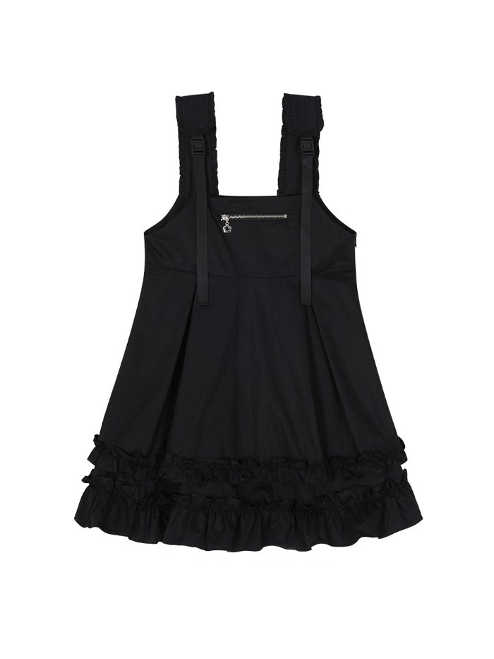 crank-ss-25-buckle-strap-frill-dress-black-black-s
