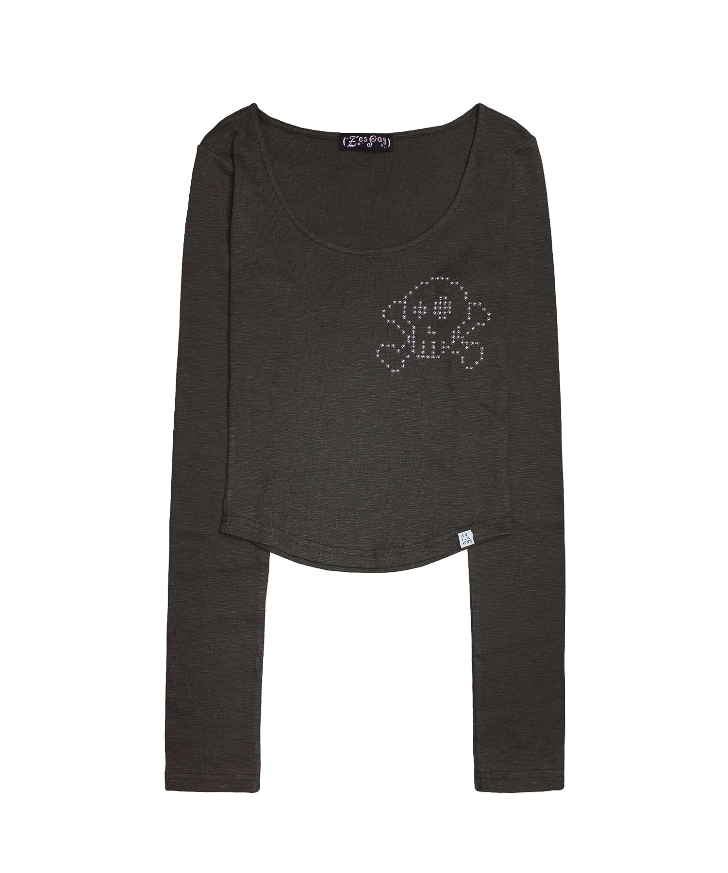 eessay-fw-25-sweet-skully-tee-khaki-khaki-s