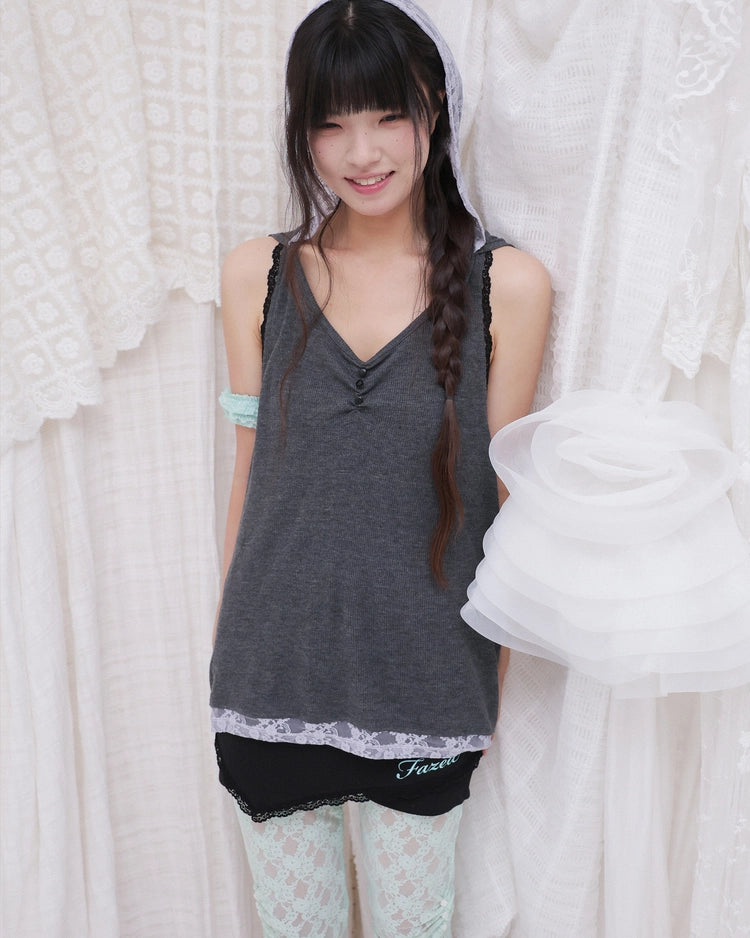 fazed-ss-26-floral-lace-double-hood-sleeveless-charcoal-charcoal-s
