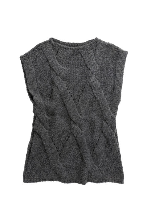 odlyworkshop-ss-26-alpaca-cable-vest-charcoal-charcoal-s