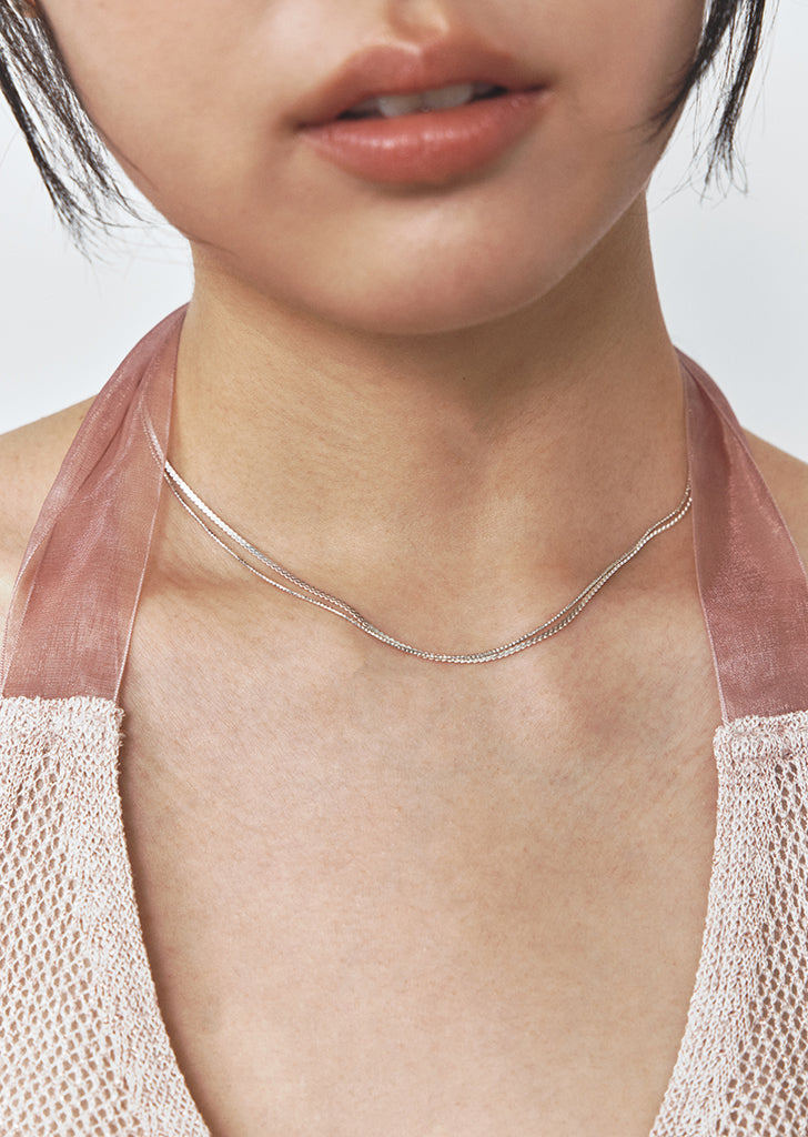 fillow-ss-25-stud-double-chain-necklace-silver-o