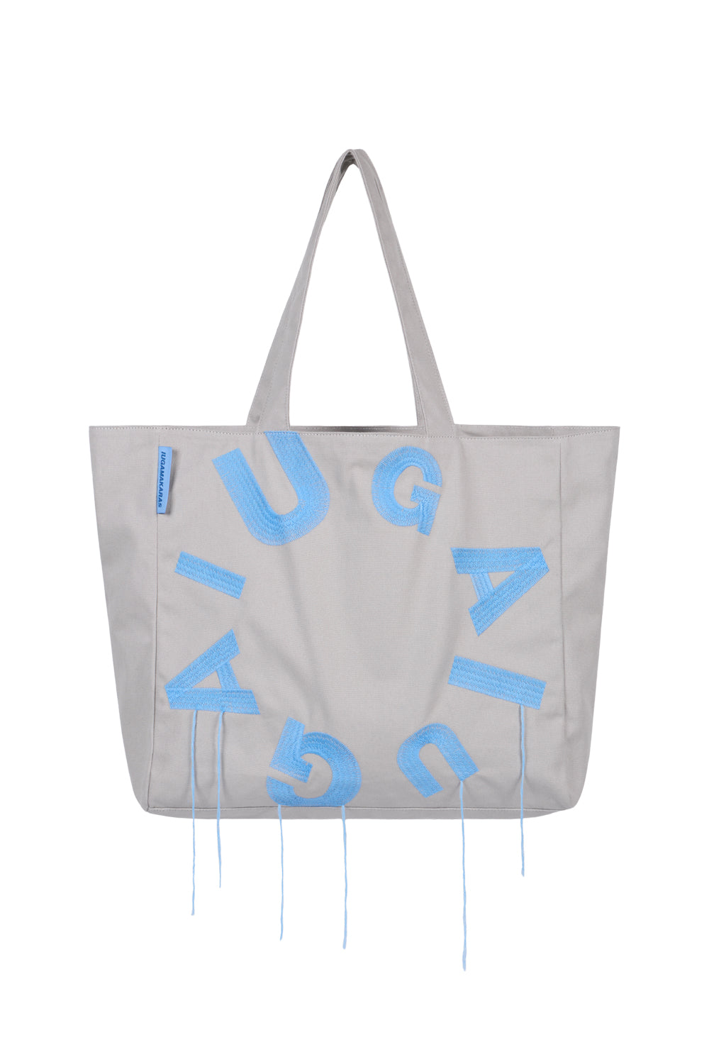 iugamakaras ショルダーバッグ ロゴ入り グレー IUGAMAKARAS】Laced Ribbon Leather Shoulder Bag – PRESSING WEB SHOP