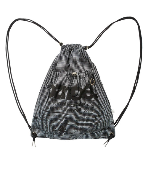 dandel-ss-25-dd-check-symbol-gym-sack-string-bag-(chk-black)