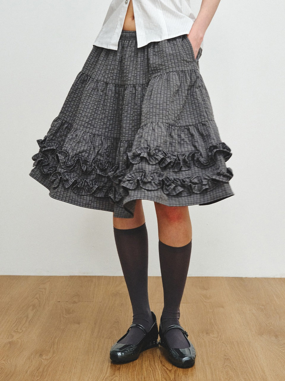 plzproject-ss-26-can-can-frill-skirt-charcoal-charcoal-s