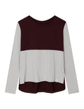 uglyshadow-fw-26-back-ribbon-t-shirt-grey-burgundy-gray-gray-s