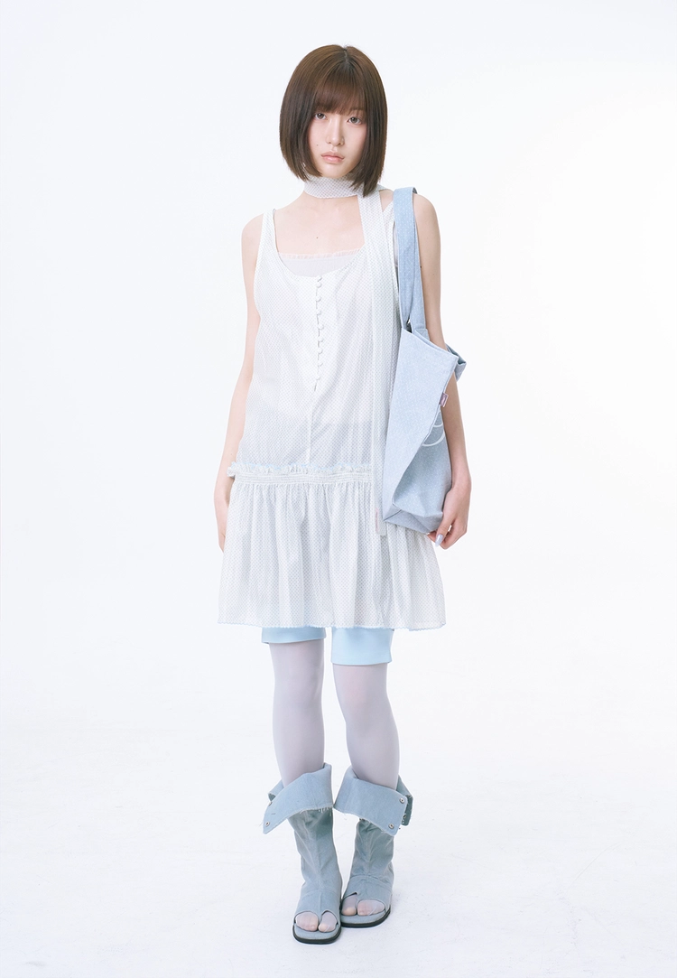 innermuseum-ss-26-dot-babydoll-chiffon-shirring-dress-lemon-dot-lemon-dot-s