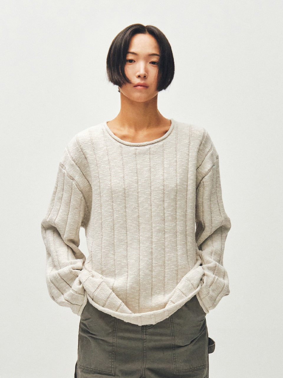 plzproject-fw-25-structured-ribbed-knit-melange-melange-s