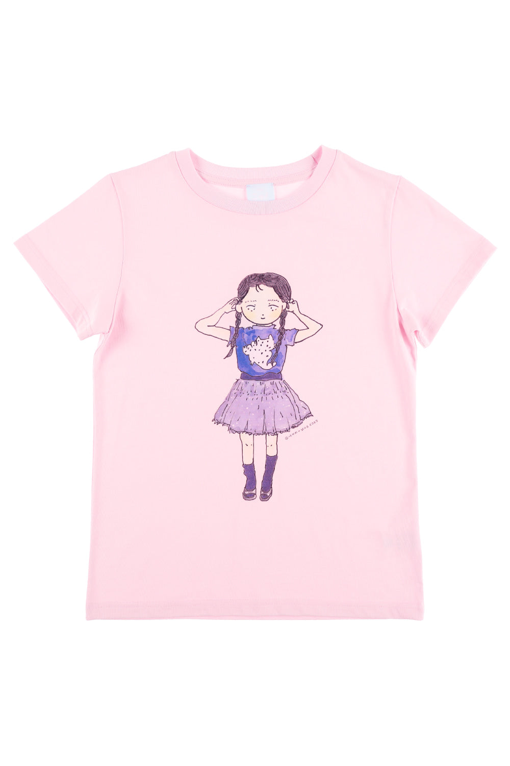 shakiri-ss-25-shakiri-x-namsuru-twin-ponytail-girl-t-shirts-pink-pink-s