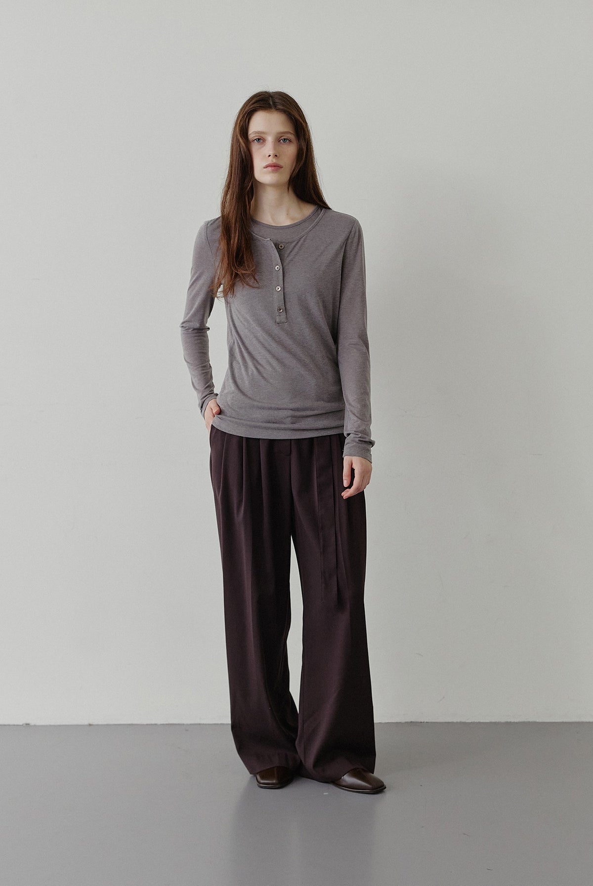 makeatoast-fw-26-soft-volume-two-tuck-pants-brown-brown-s