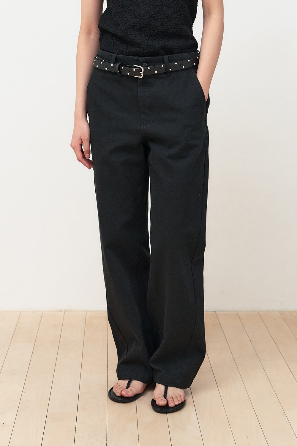 sis-a-ss-26-straight-endure-washing-cotton-pants-black-black-s