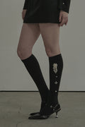 mausoleum-ss-25-pearl-knee-socksblack,grey