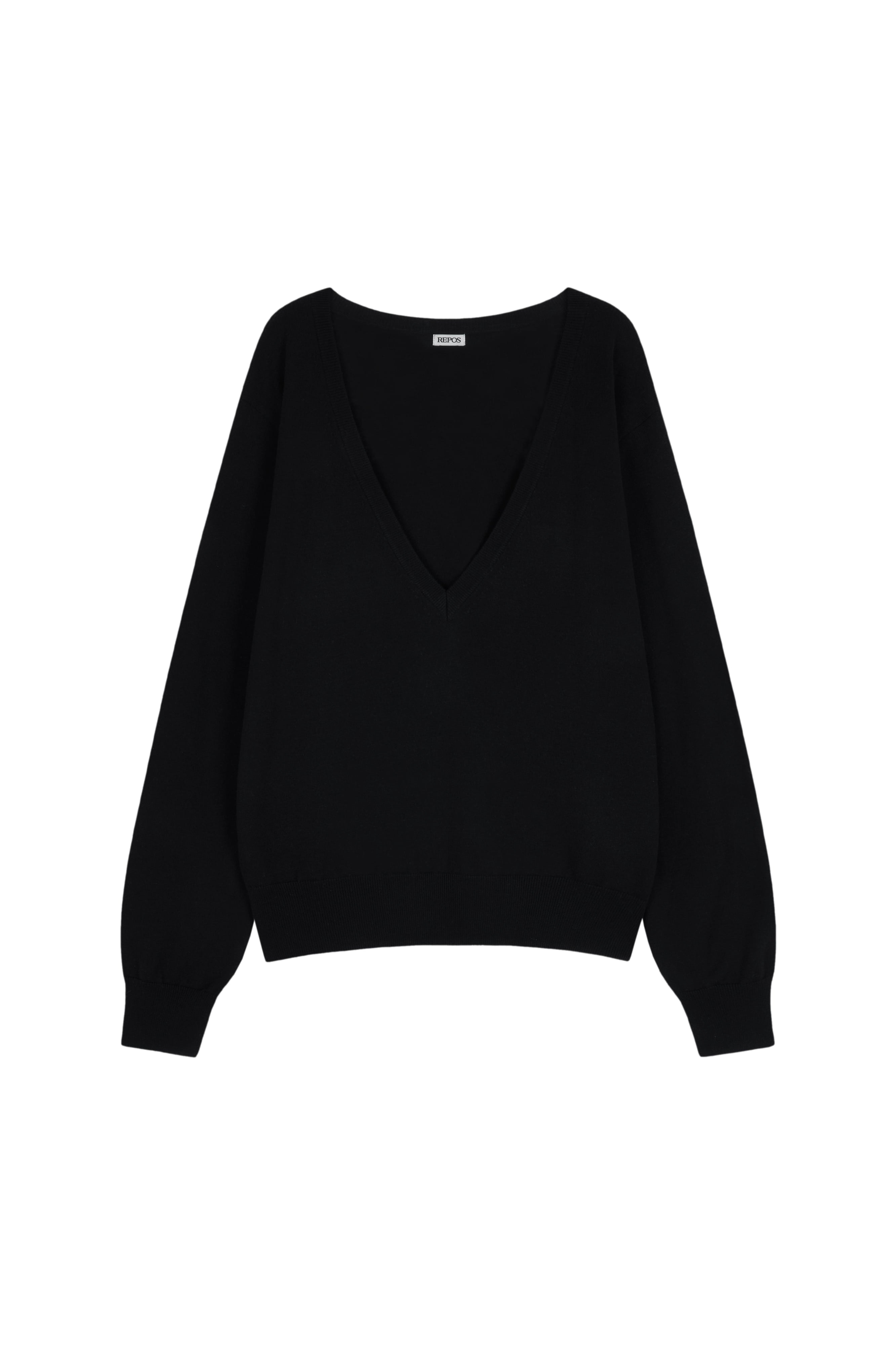 repos-ss-26-essential-deep-v-neck-knit-black-black-s