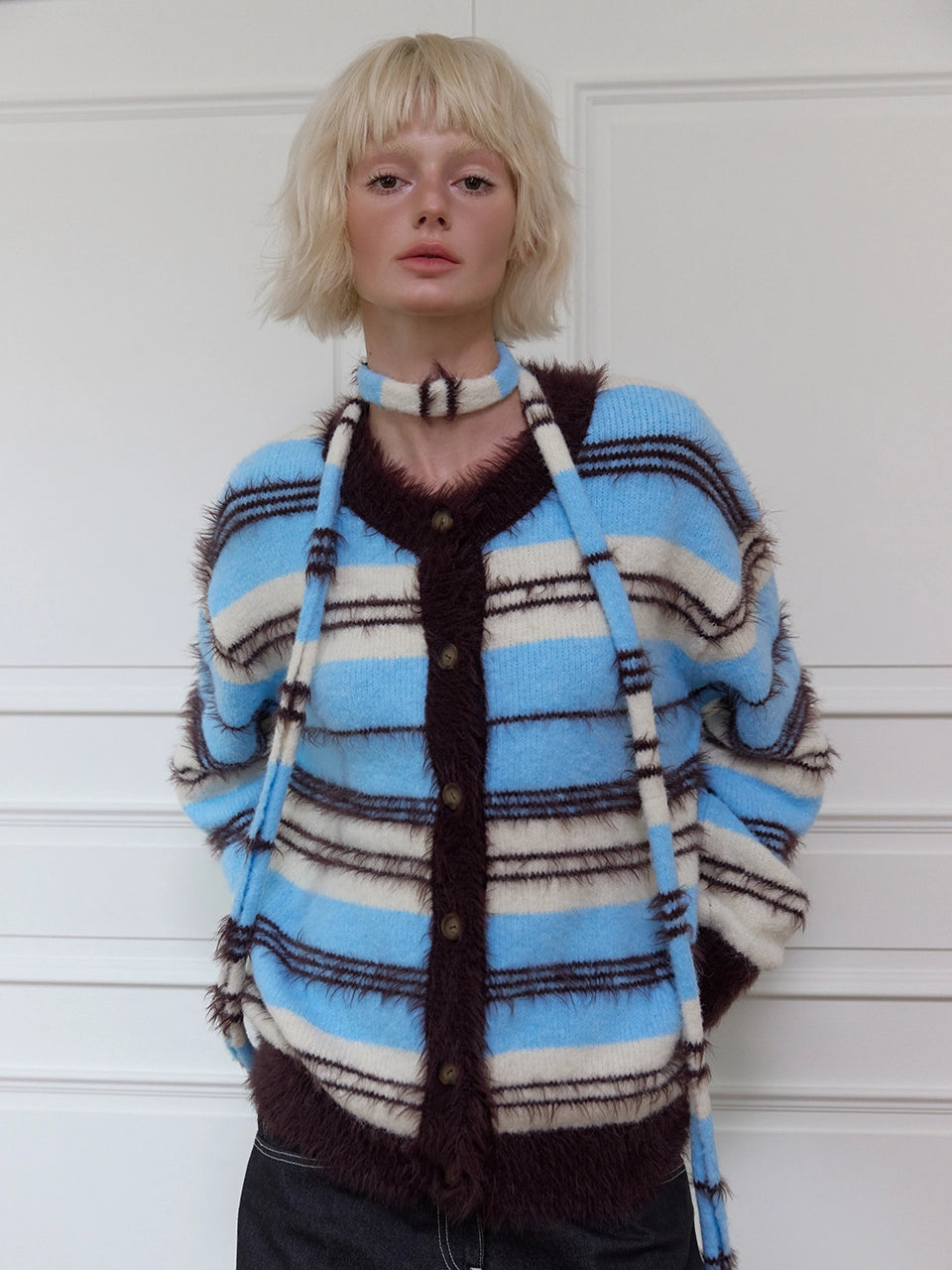 meenderi-fw-25-soft-hairy-stripe-cardigan-blue-blue-s