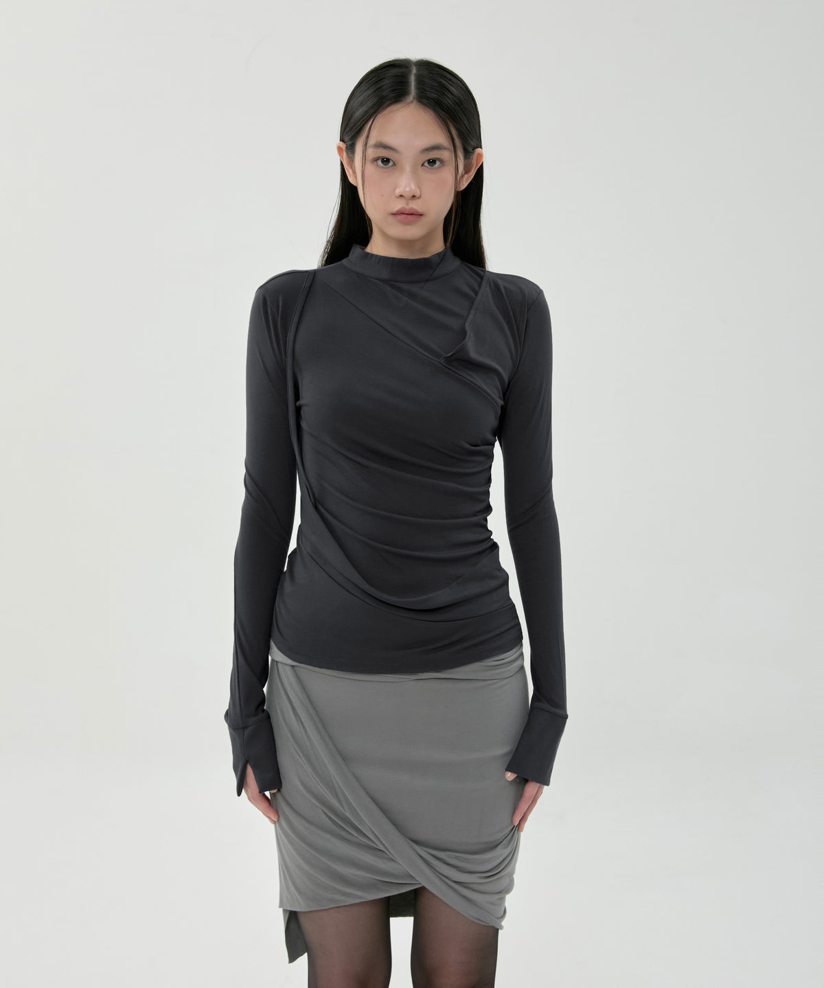 flareup-fw-26-draped-mock-neck-long-sleeve-fl-182-black-black-s