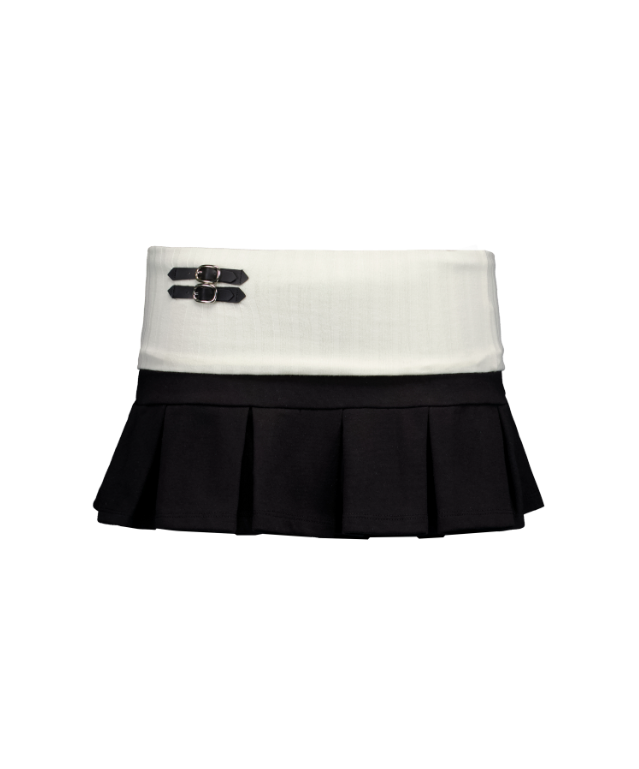 [FORUSRING] 4US BANDING MINI SKIRT (BLACK)