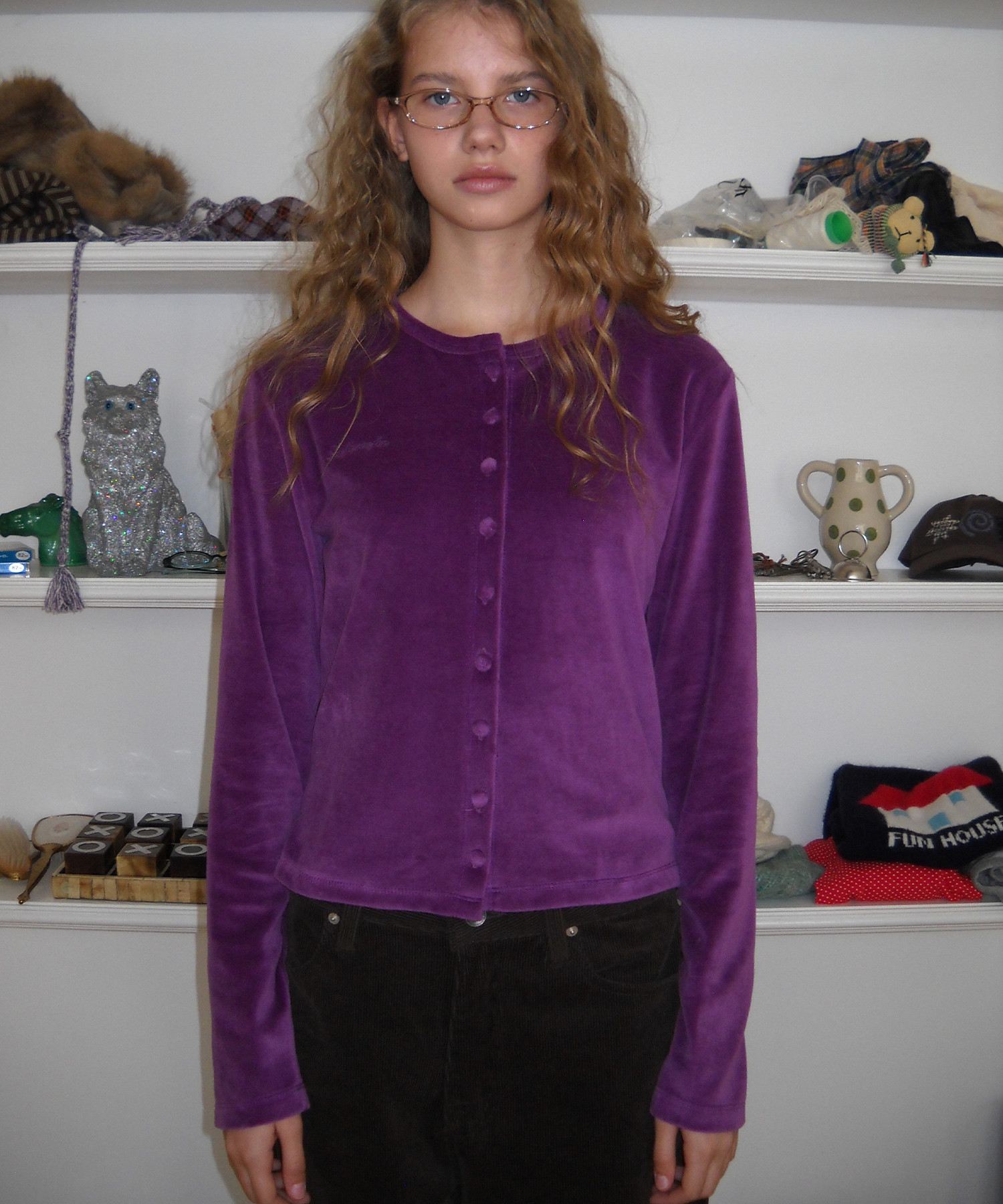 fun-from-fun-fw-25-buttons-velour-cardigan-purple-purple-s