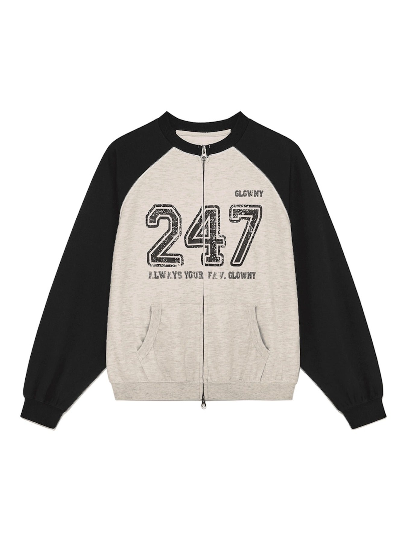 glowny-ss-25-247-jersey-zip-up-(oatmeal)