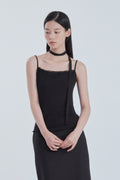 mausoleum-fw-26-lace-jersey-cami-top-black-s