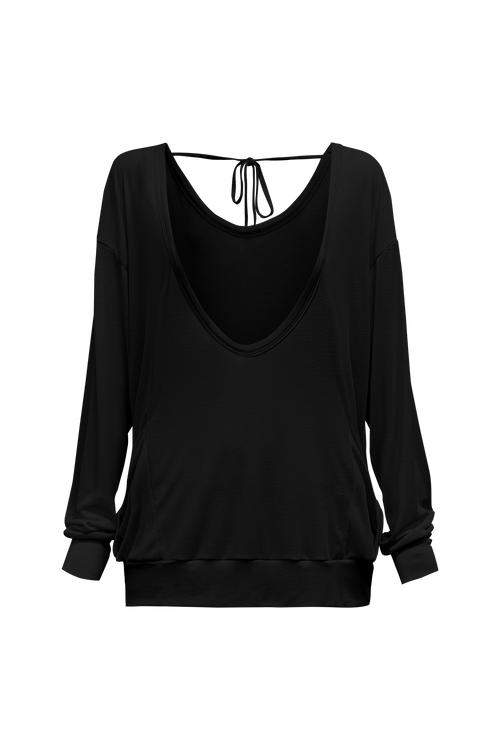 chemehc-ss-26-loose-deep-neck-long-sleeve-black-black-s