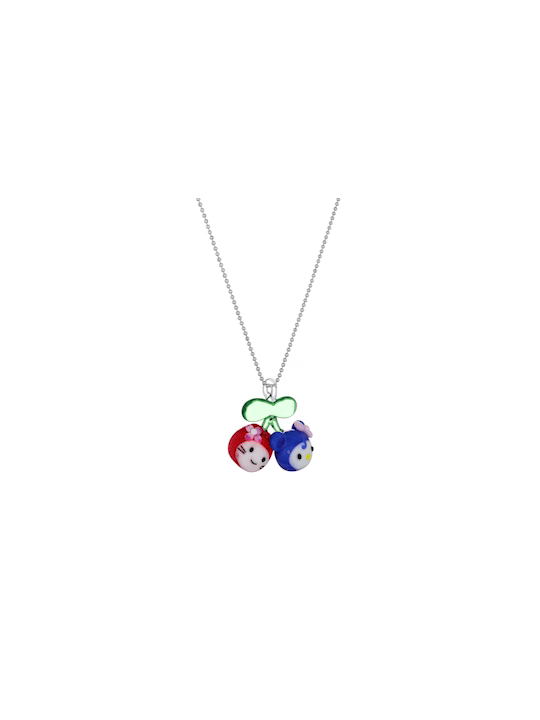 swingset-ss-26-glass-cherry-twins-necklace-blue-s