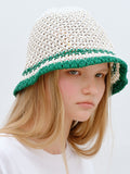 bensimon-ss-26-stripe-bucket-hat-green-green-s