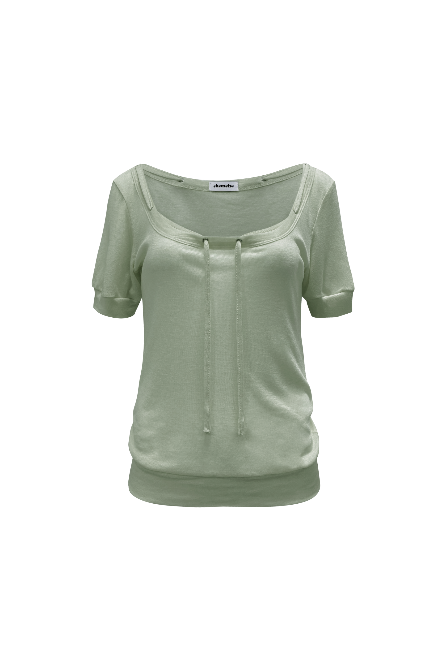 chemehc-ss-26-low-neck-strap-top-light-green-light-green-s
