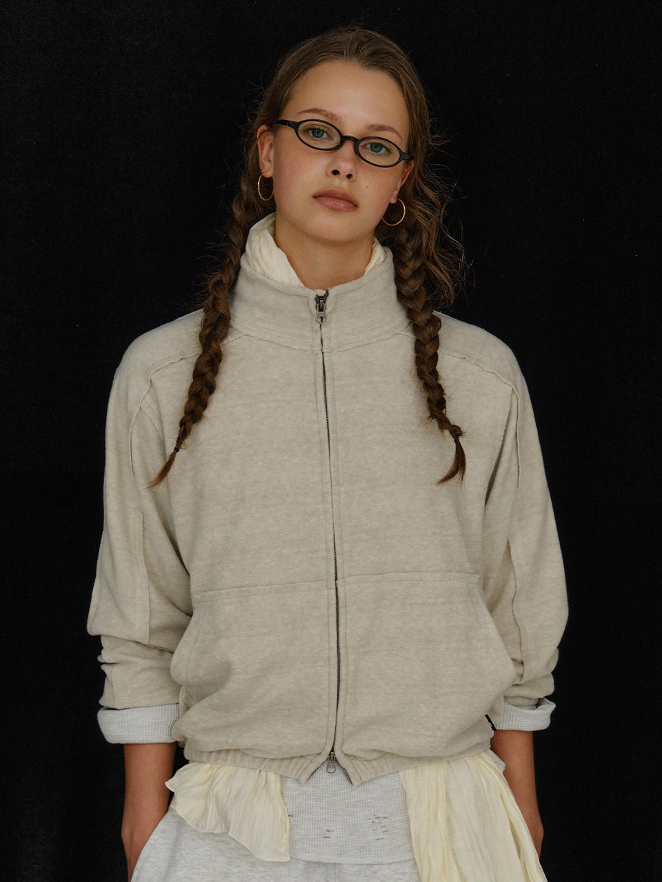 plzproject-fw-26-terry-track-jacket-oatmeal-oatmeal-s