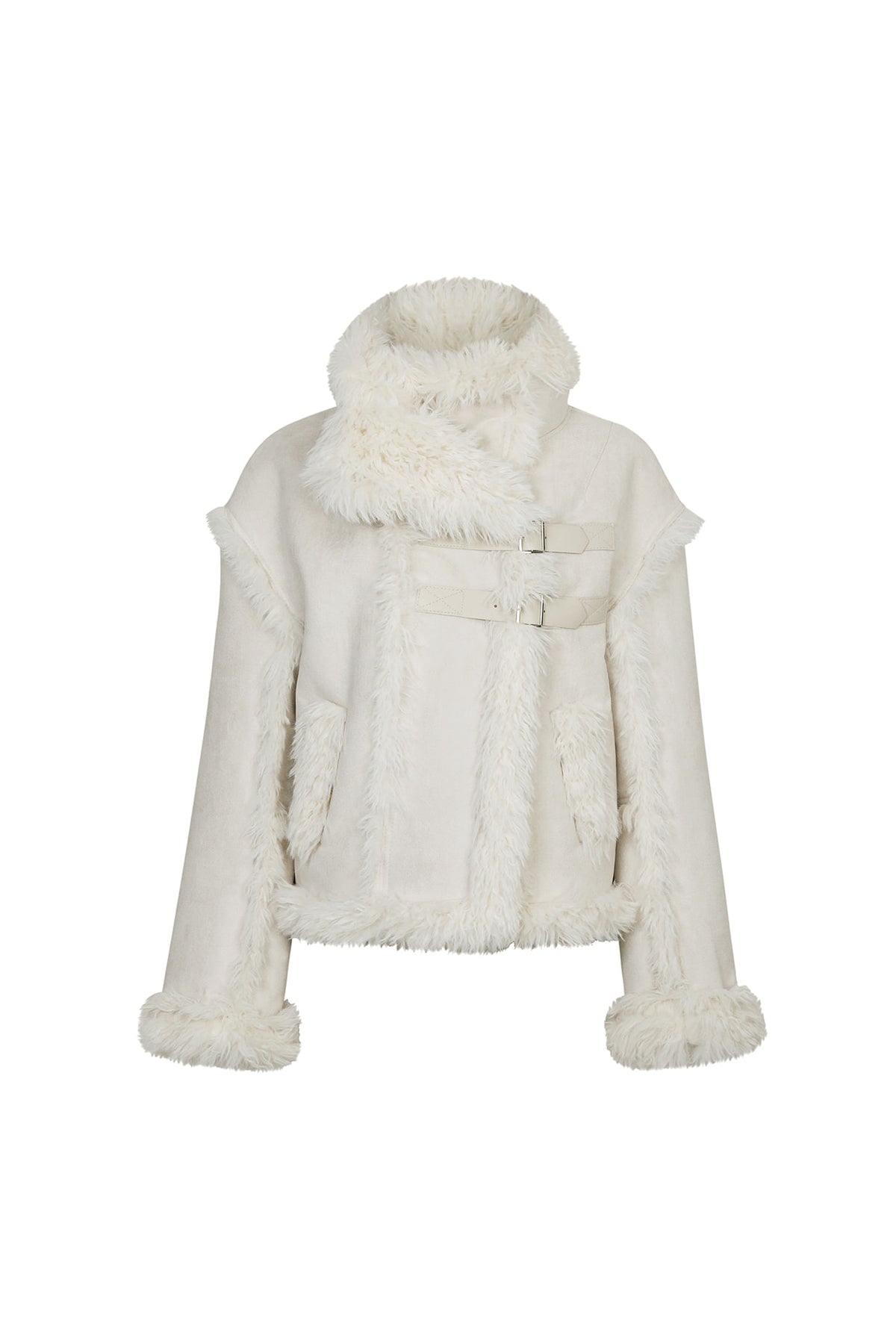 pain-or-pleasure-fw-25-luna-belted-shearling-jacket-cream-cream-s