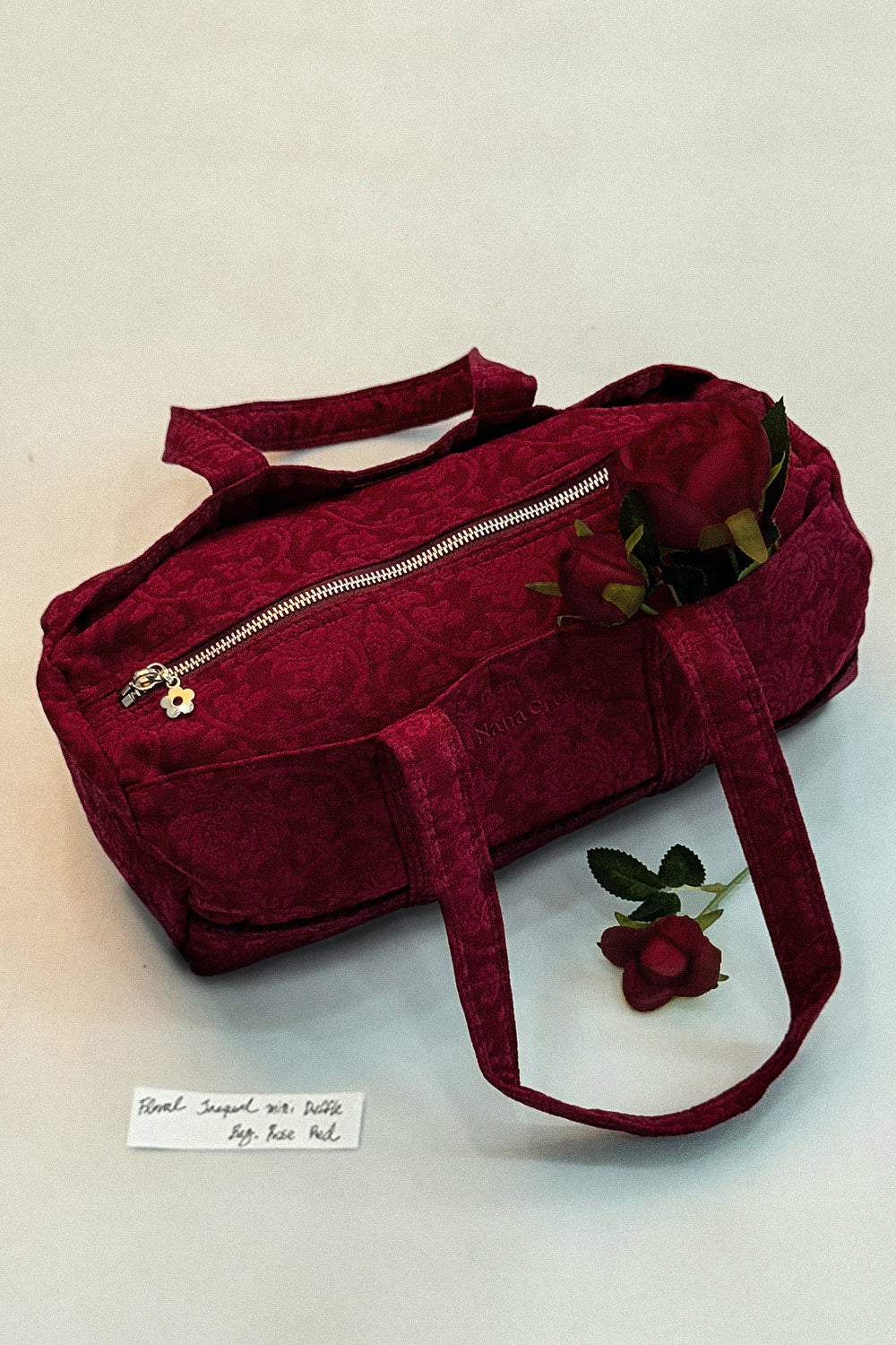 nana-crew-ss-26-floral-jacquard-mini-duffle-bag-rose-red-red-s