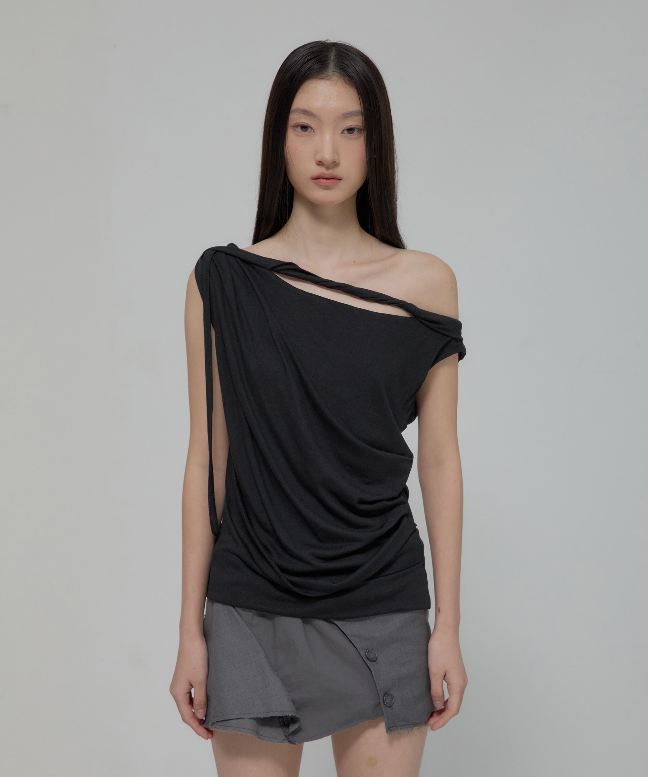 flareup-ss-26-braided-drape-one-shoulder-top-fl-140-black-black-s