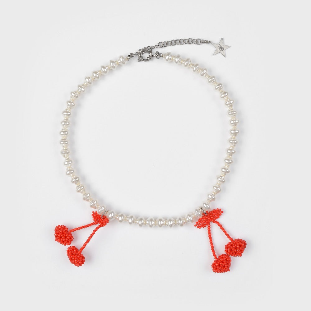 eireve-ss-25-twin-cherry-choker-necklace-(red)