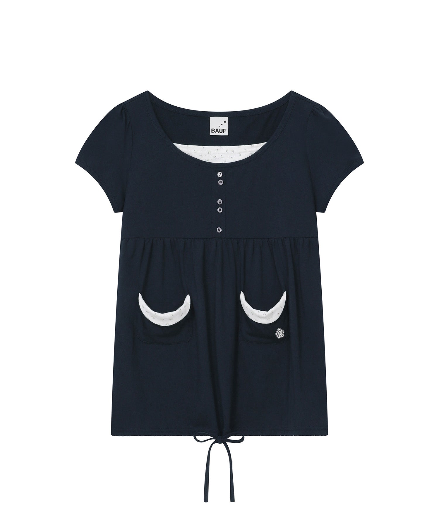 bauf-ss-26-string-flare-t-shirt-navy-navy-s