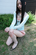 losesleepover-fw-26-cosmos-lace-cardigan-mint-mint-s