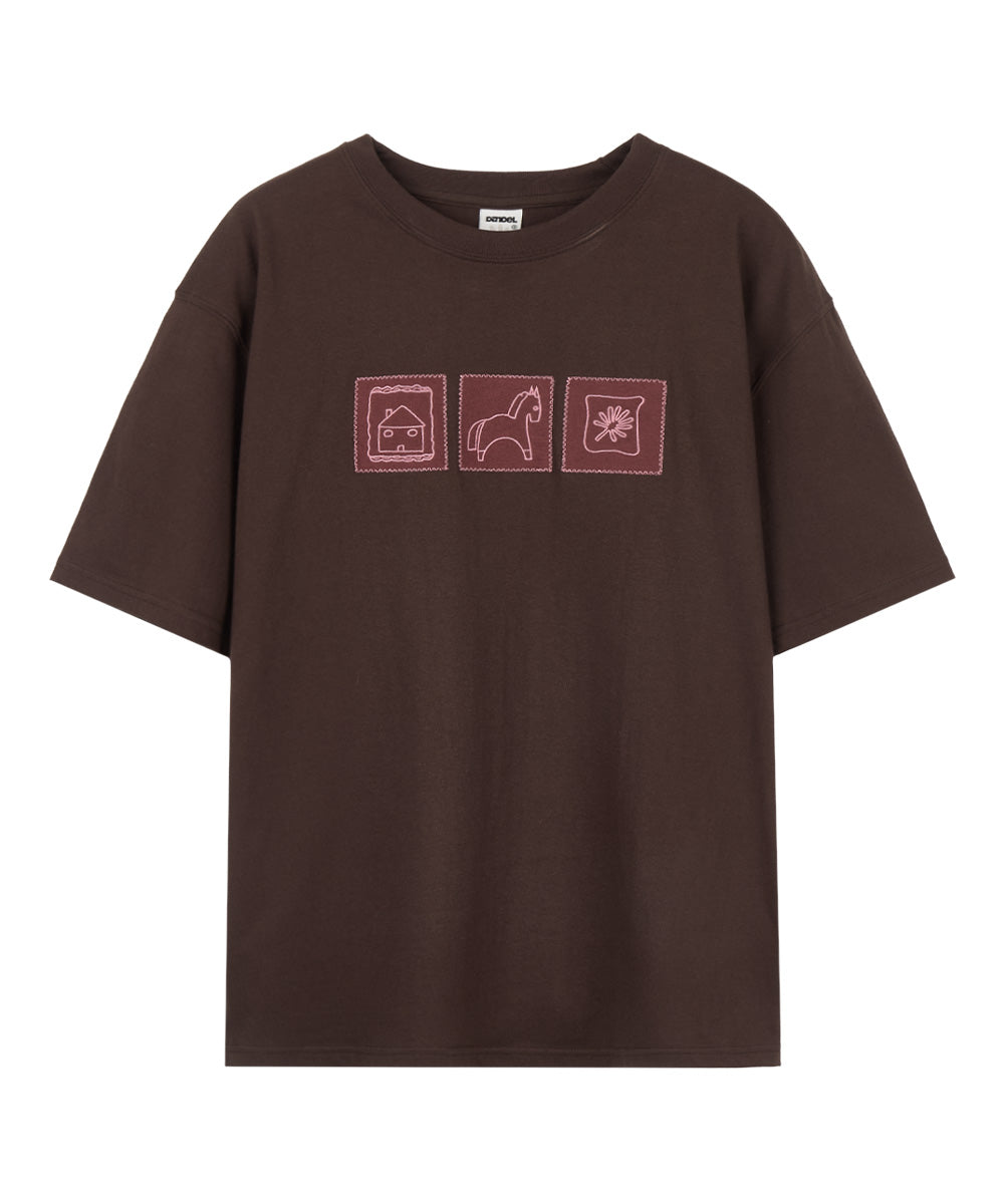 dandel-ss-26-dd-horse-gallery-tee-brown-brown-s