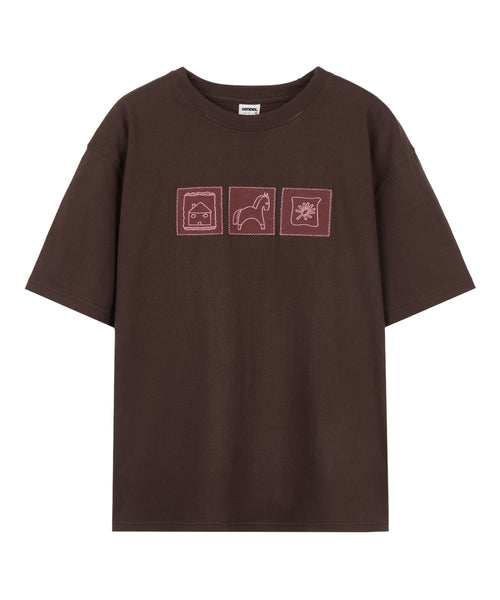 dandel-ss-26-dd-horse-gallery-tee-brown-brown-s